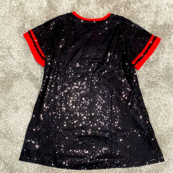 Umgee Sequin Game Day Mini Dress - Picture 5 of 11